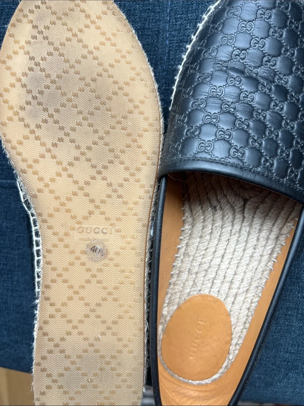 Gucci espadrille style